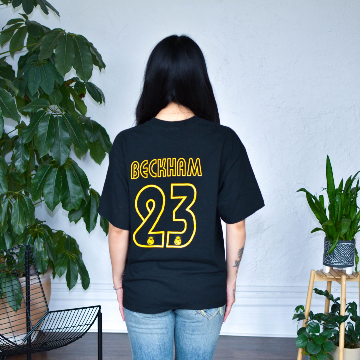 Vintage David Beckham Real Madrid Graphic T-Shirt