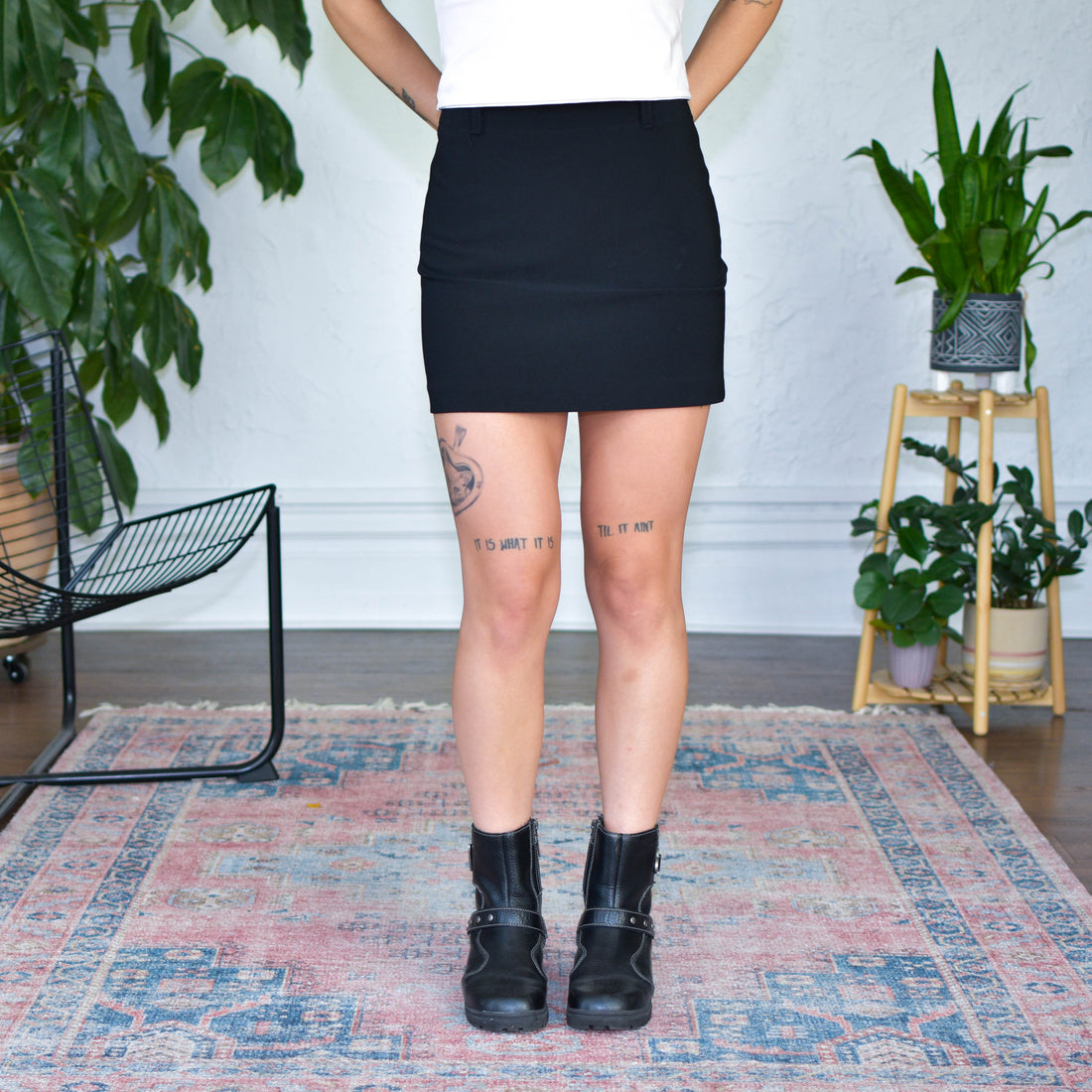 Y2K Byer California Black Skirt