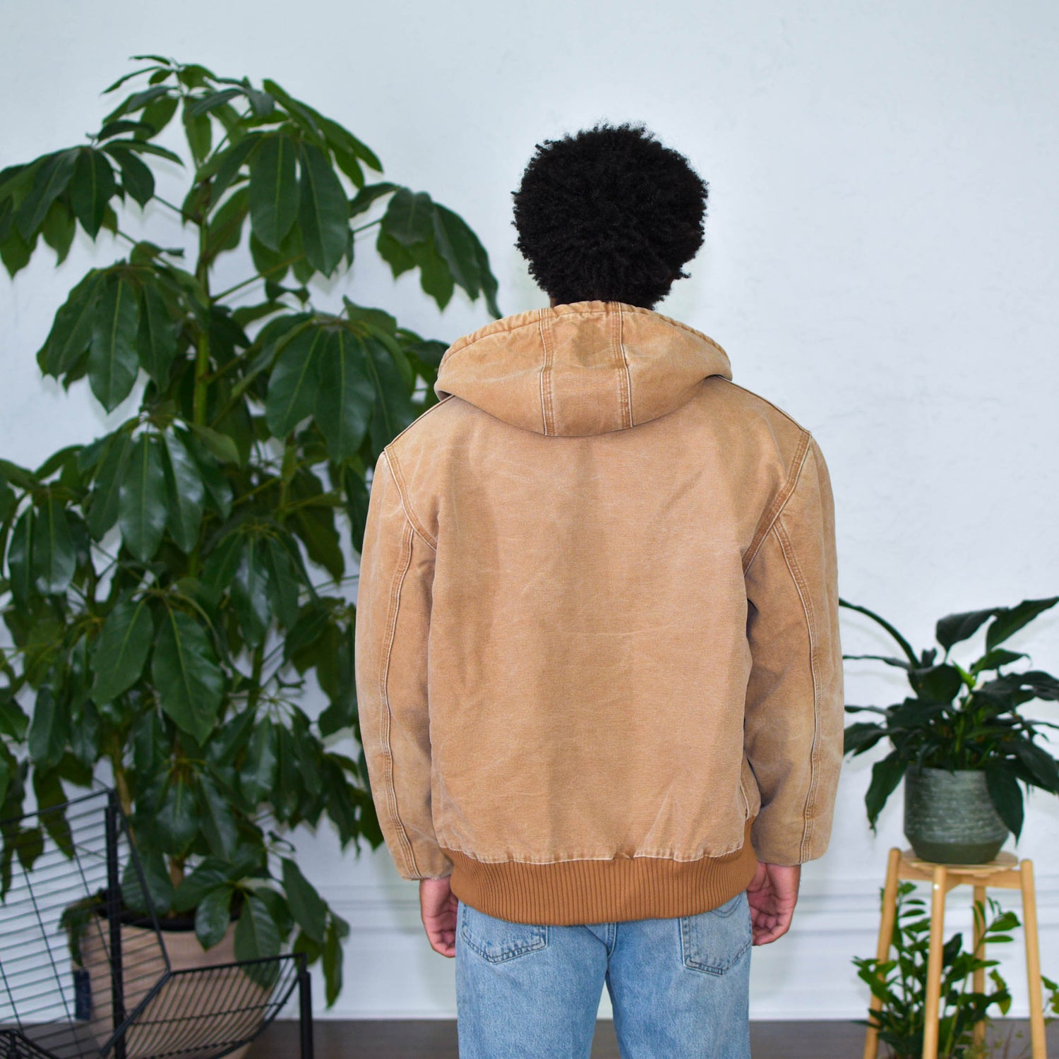 Vintage Carhartt Faded Tan Work Jacket