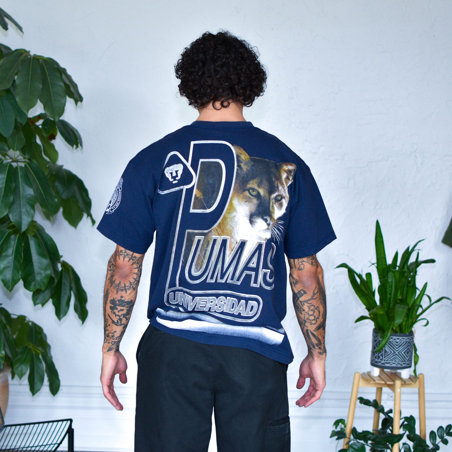 Vintage Pumas UNAM AOP Graphic T-Shirt