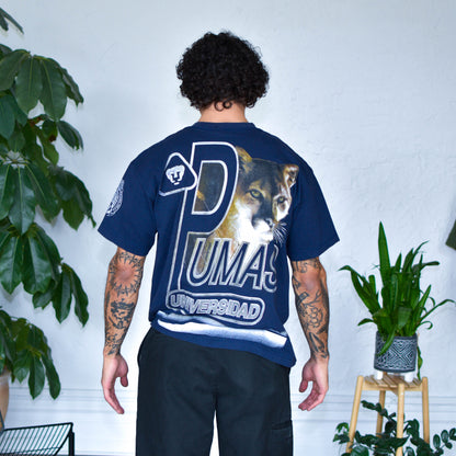 Vintage Pumas UNAM AOP Graphic T-Shirt
