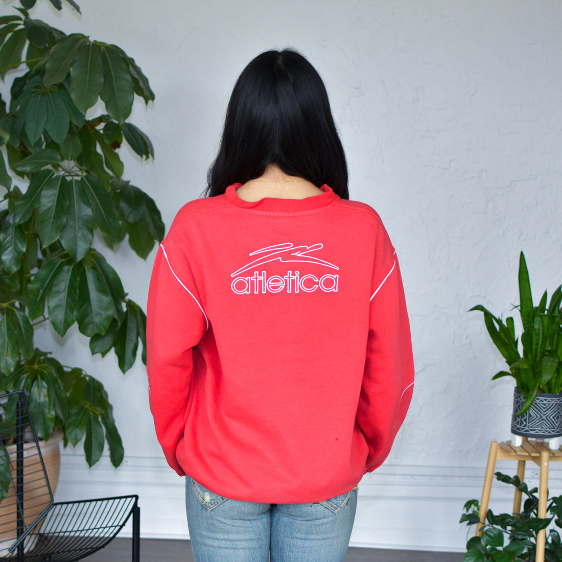 Vintage Deportivo Toluca Atletica Red Sweatshirt