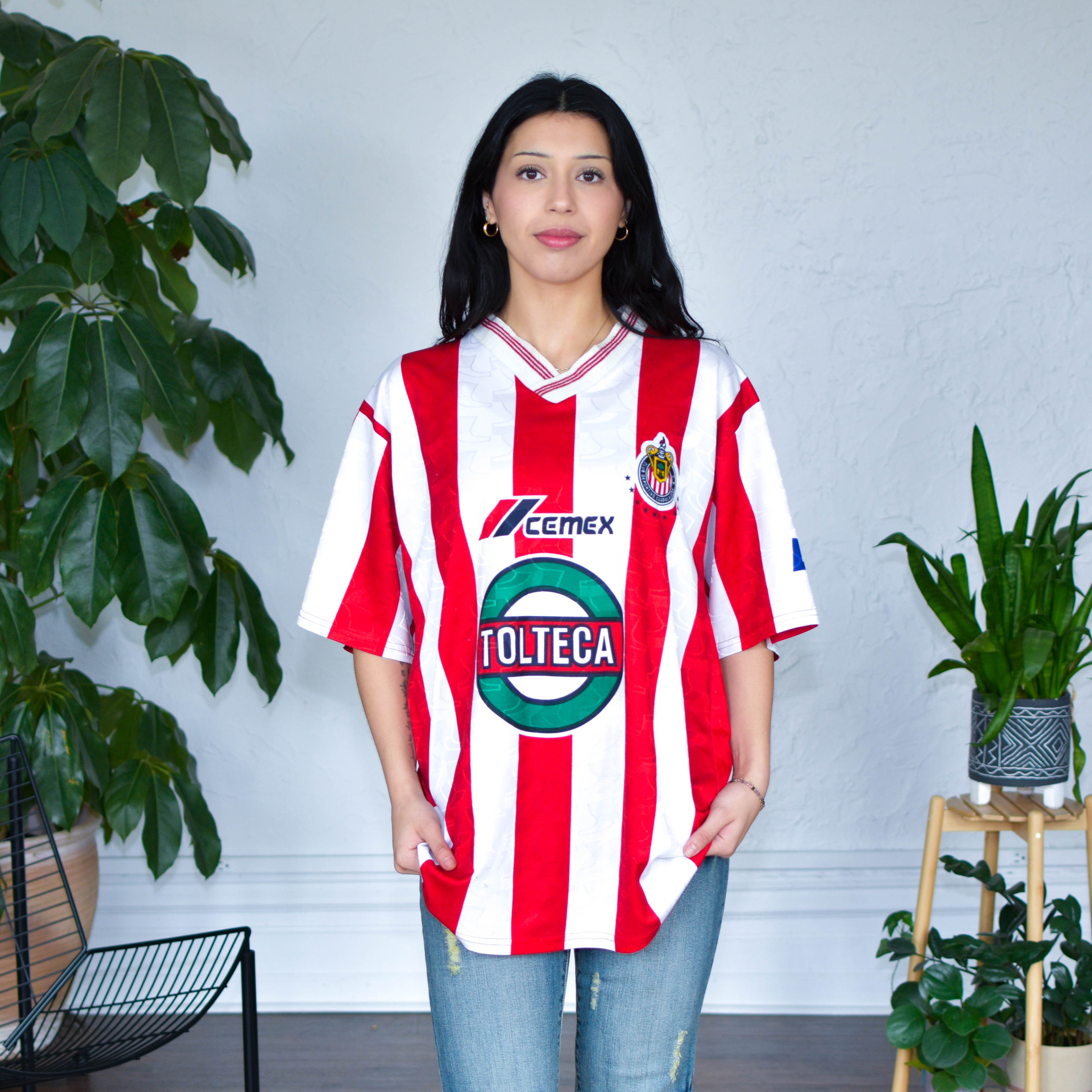 Vintage 2000-01 Chivas de Guadalajara Replica Home Jersey