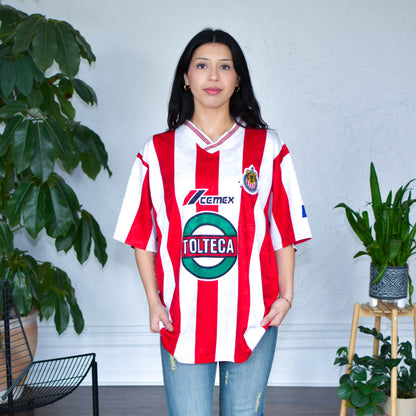 Vintage 2000-01 Chivas de Guadalajara Replica Home Jersey