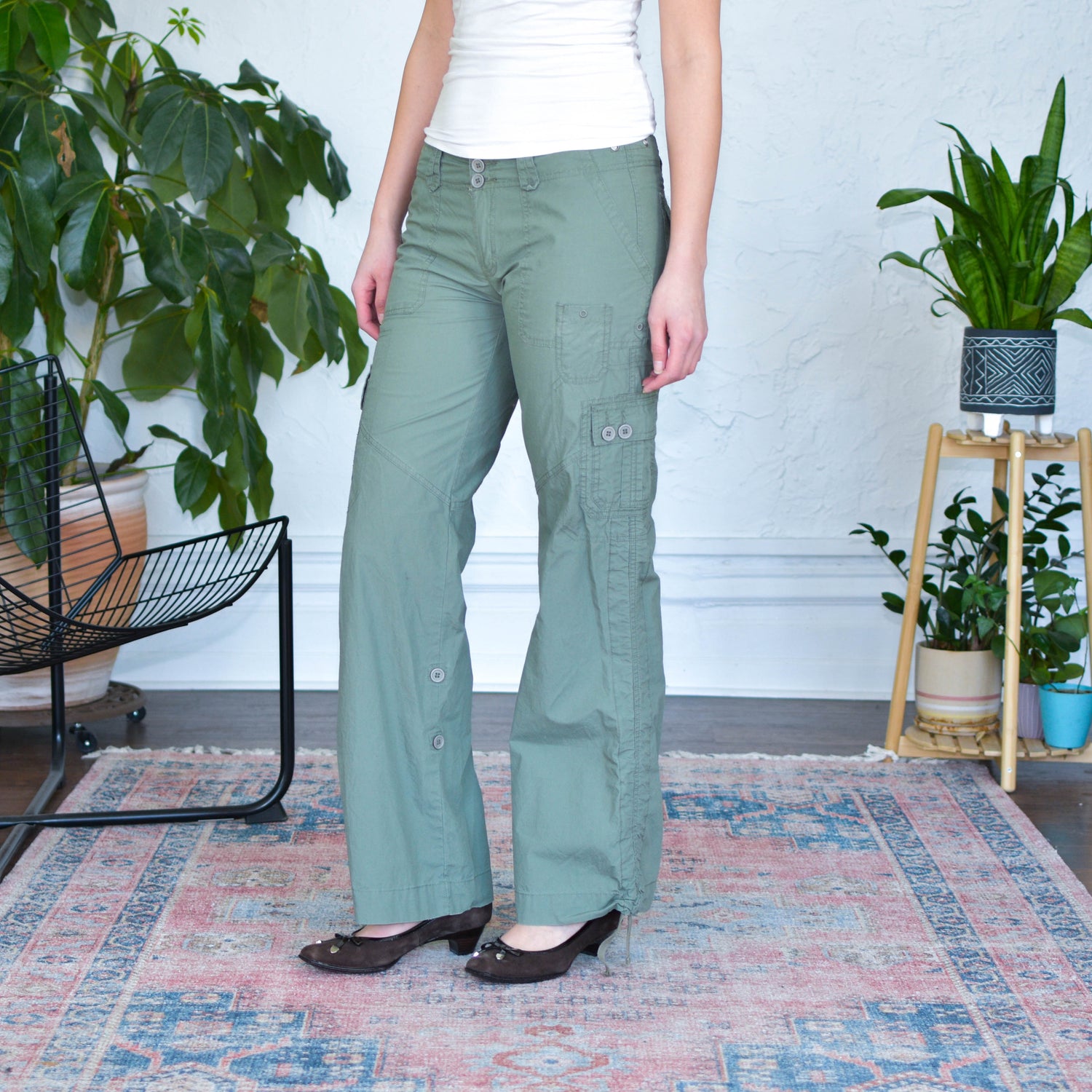 Vintage Y2K Rue21 Fitted Cargo Pants