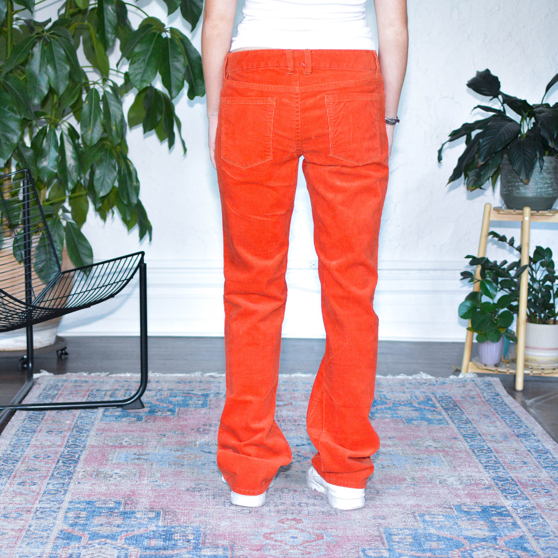 Vintage 2007 J. Crew Burnt Orange Corduroy Pants