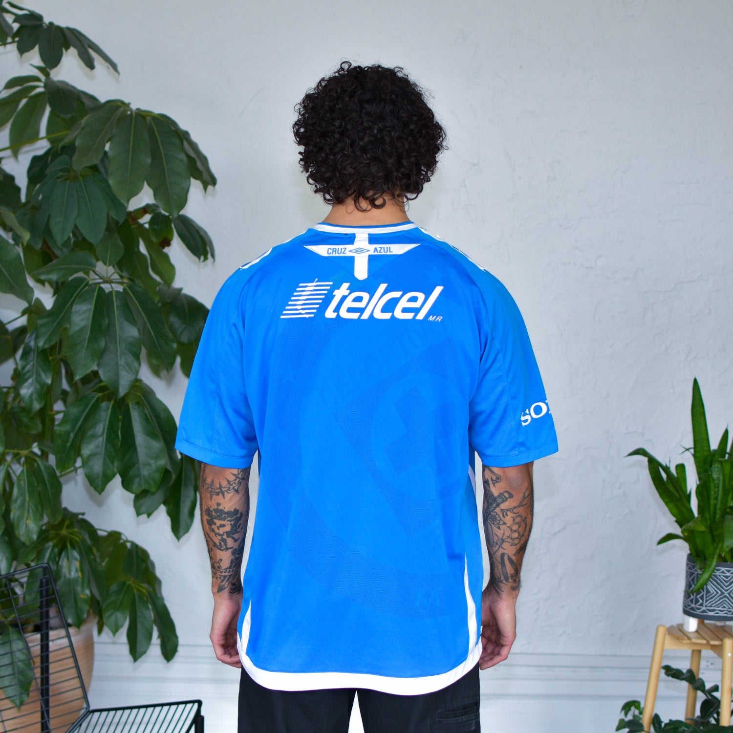 Vintage 2008-09 Cruz Azul Umbro Home Jersey