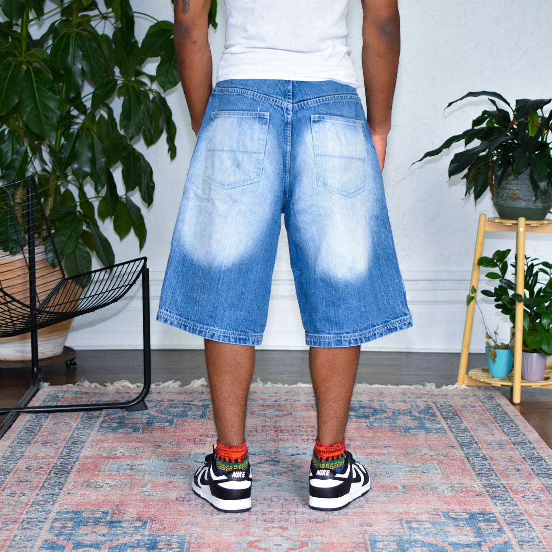 Y2k Koman Light Washed Out Jorts