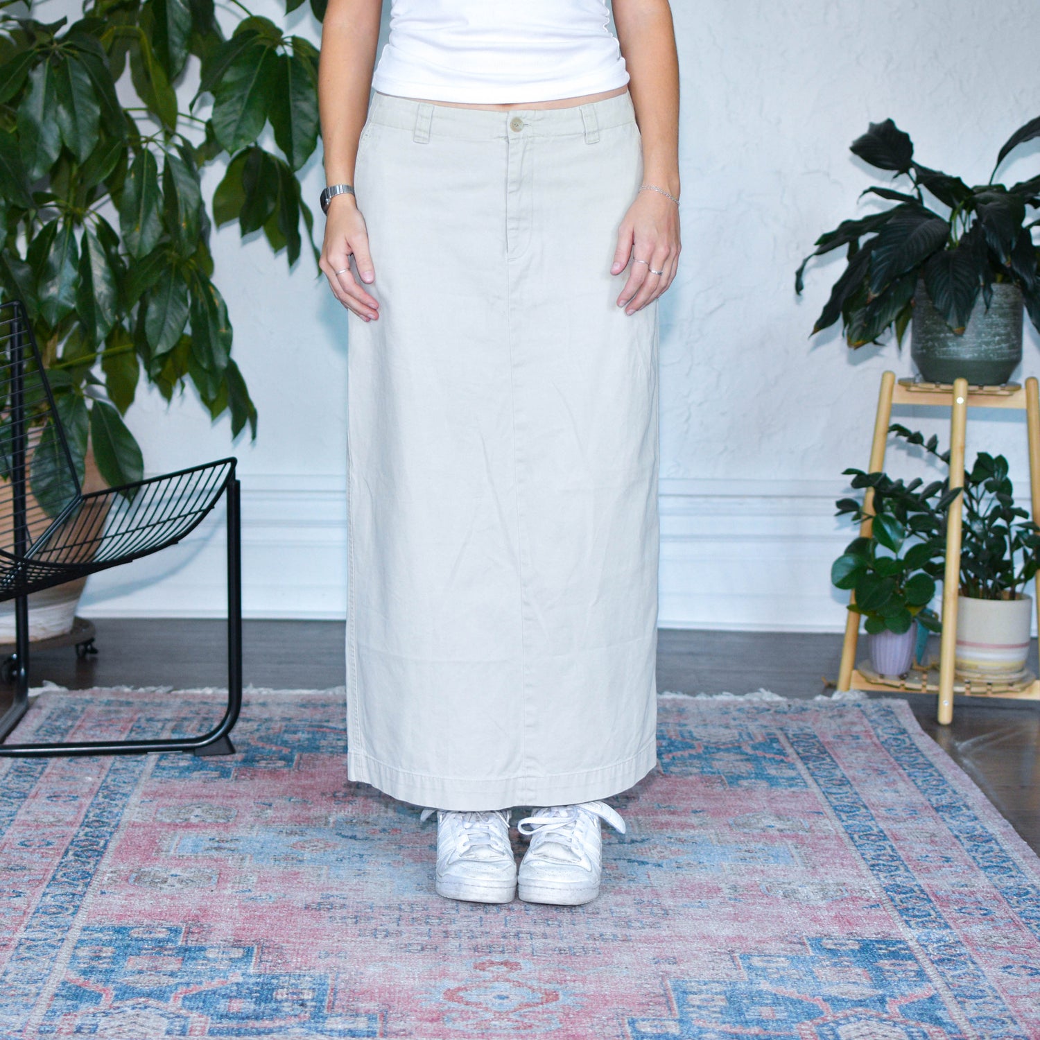 Vintage 90s Tan Gap Maxi Skirt