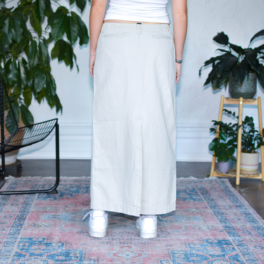 Vintage 90s Tan Gap Maxi Skirt