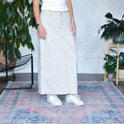Vintage 90s Tan Gap Maxi Skirt