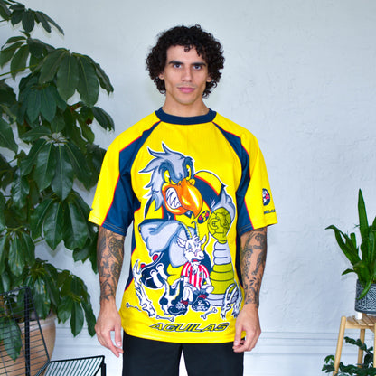 Vintage Club America Mascot Caricature AOP Jersey