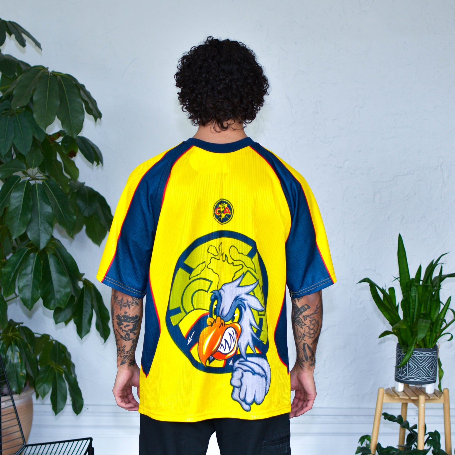 Vintage Club America Mascot Caricature AOP Jersey