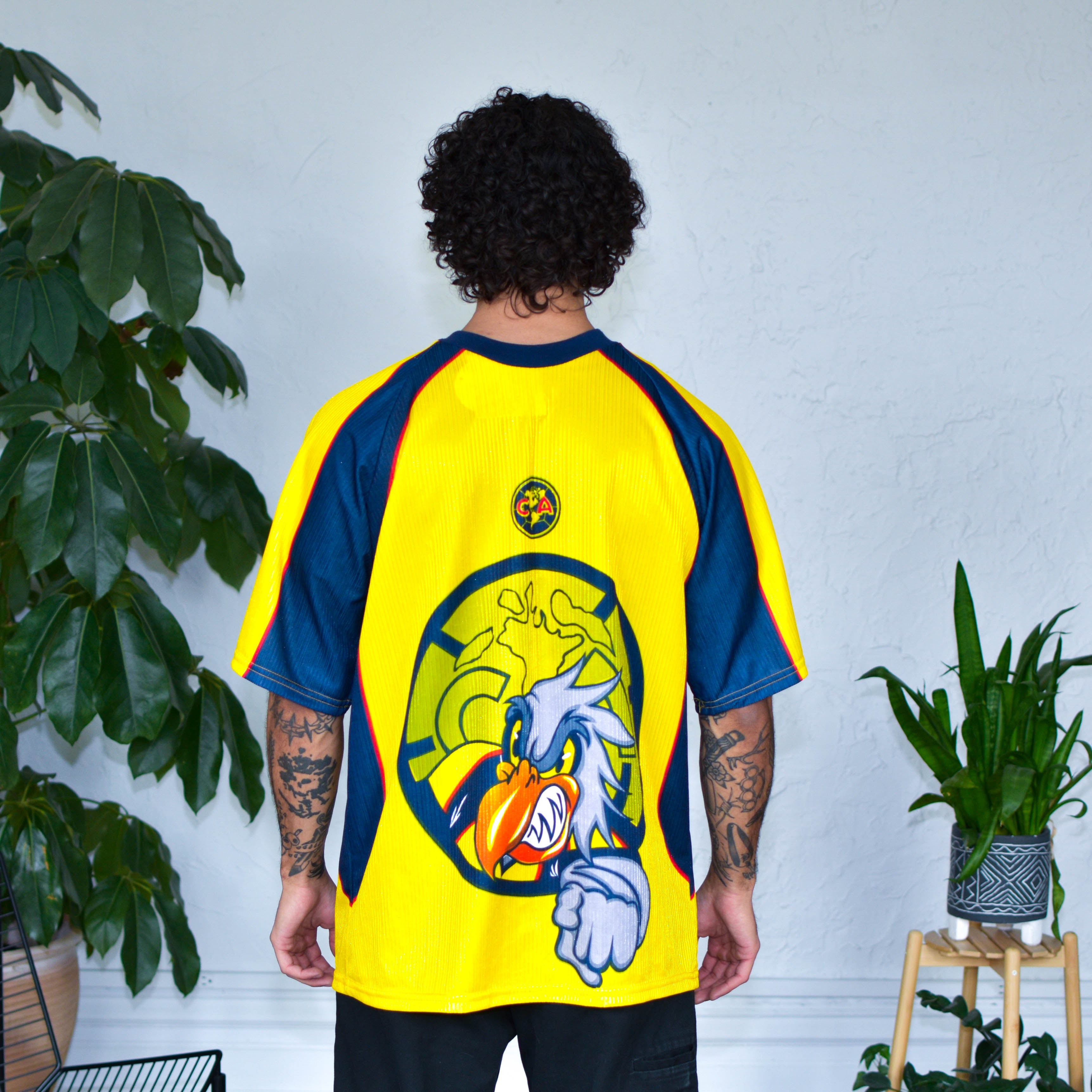 Vintage Club America Mascot Caricature AOP Jersey
