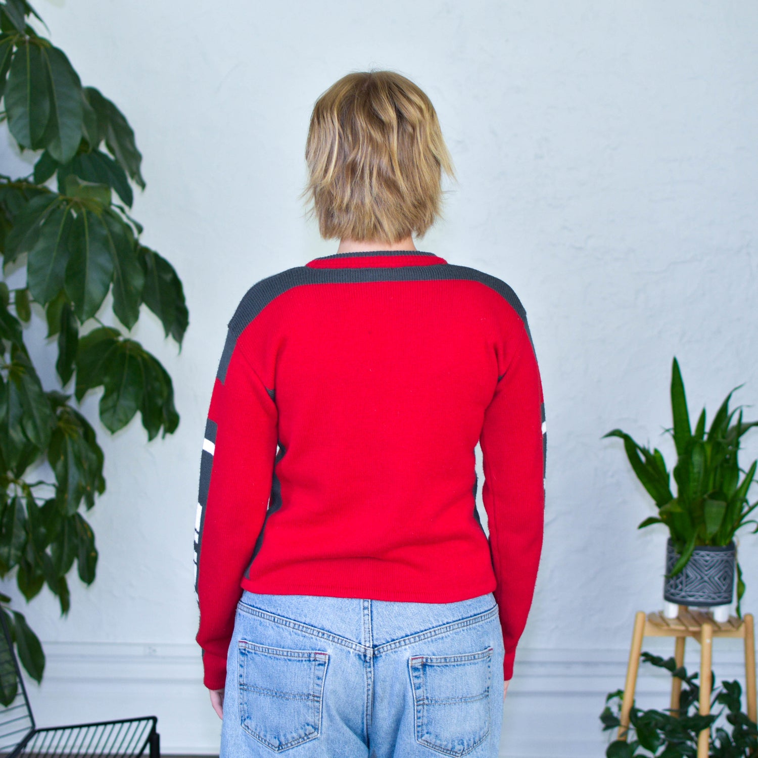 Vintage Y2K FUBU Sports Knit Long-Sleeve Sweatshirt