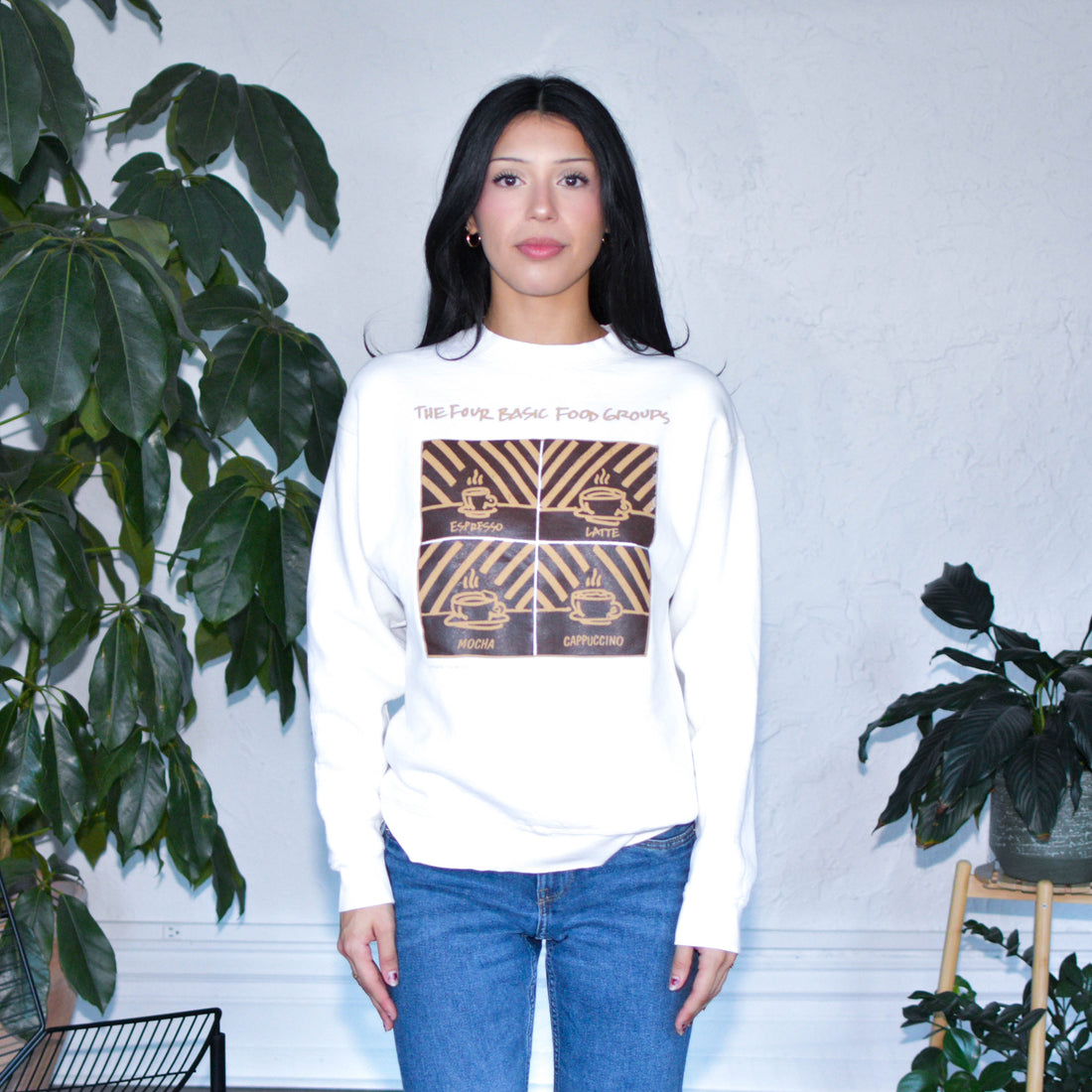 Vintage Attitudes Unlimited Coffee Art Sweatshirt