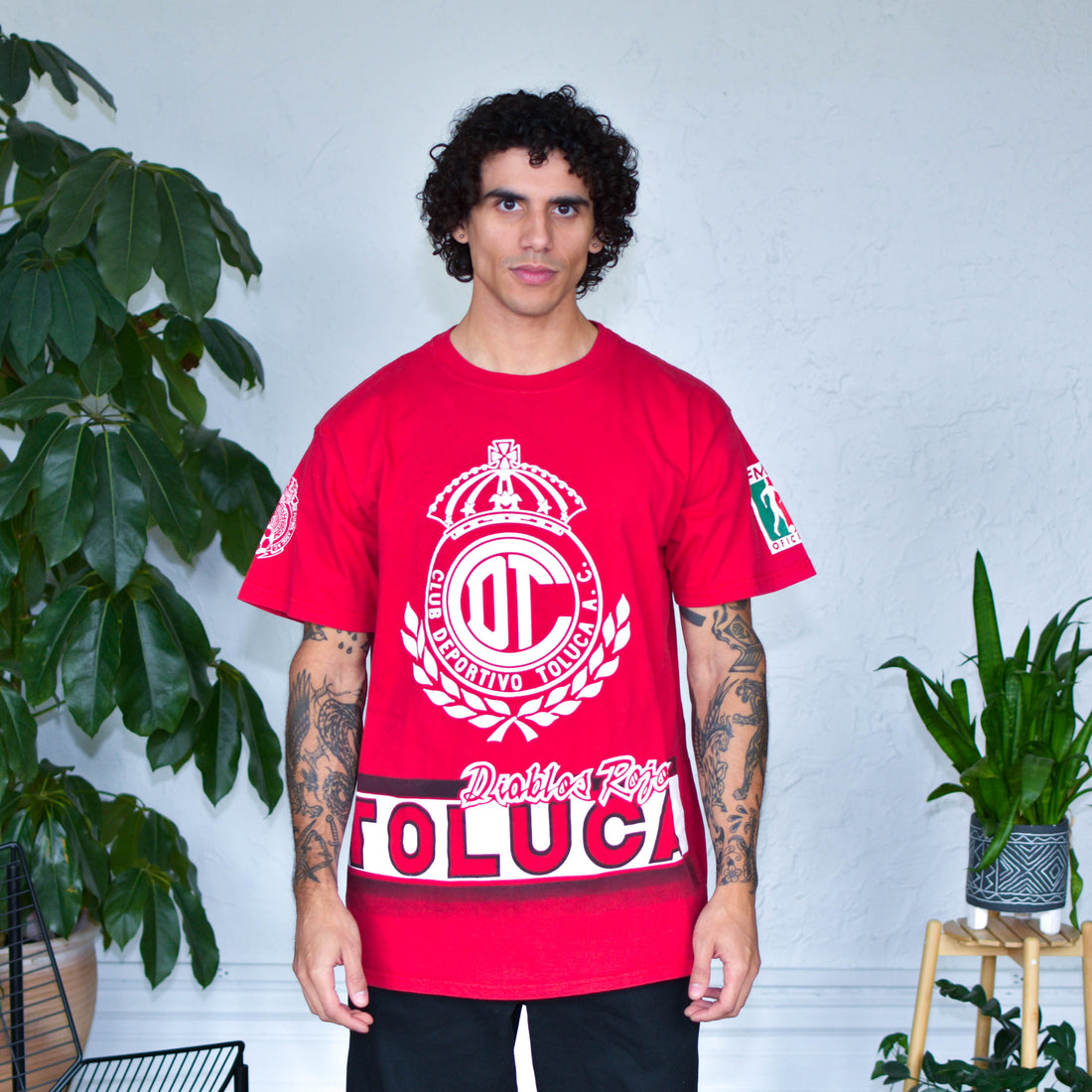 Vintage Diablos Rojos de Toluca AOP T-Shirt