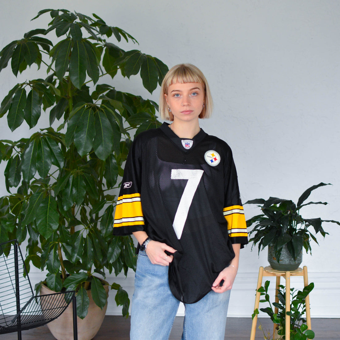 Vintage Pittsburgh Steelers Ben Roethlisberger Football Jersey