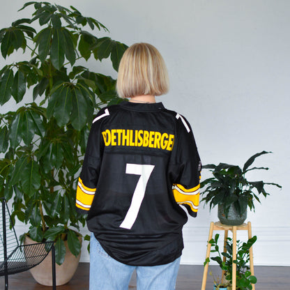 Vintage Pittsburgh Steelers Ben Roethlisberger Football Jersey