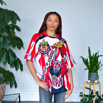 Vintage Chivas de Guadalajara Caricature Jersey