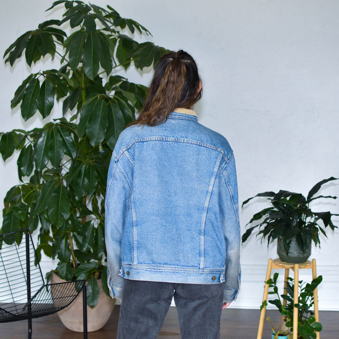 Vintage Storm Rider Lee Blanket-Lined Denim Jacket