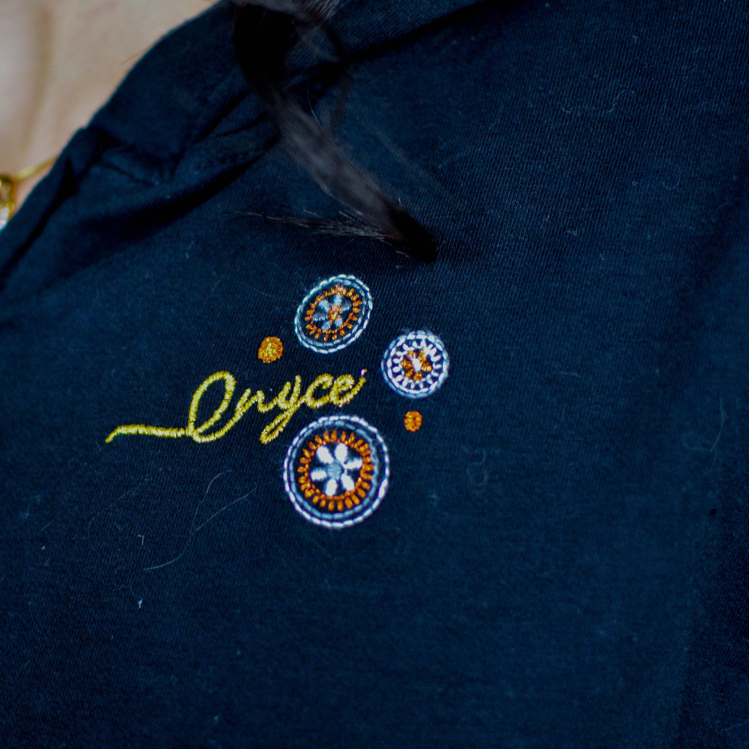 Vintage Y2K Enyce Cropped Hoodie