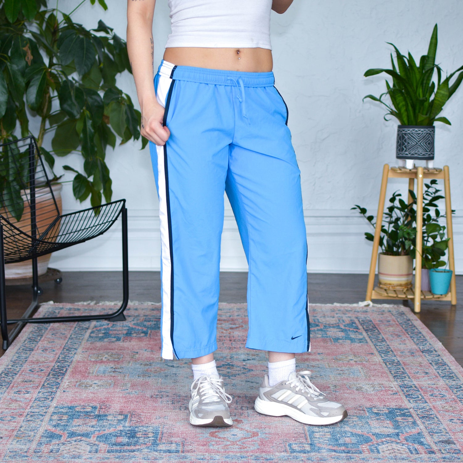 Vintage Y2K Femme Nike Capri Track Pants