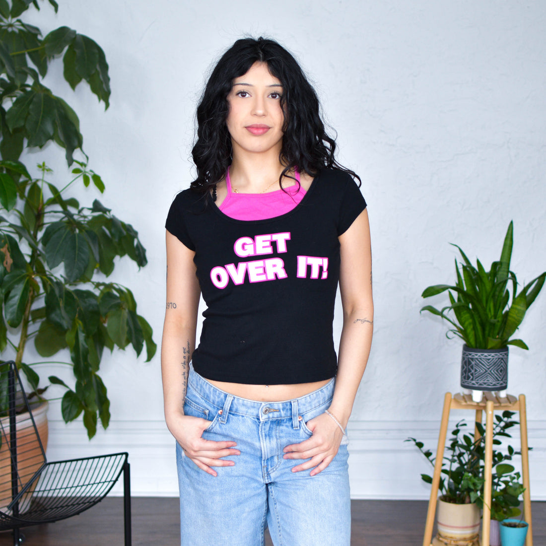 Y2K M-Fasis "Get Over It" Tank Shirt