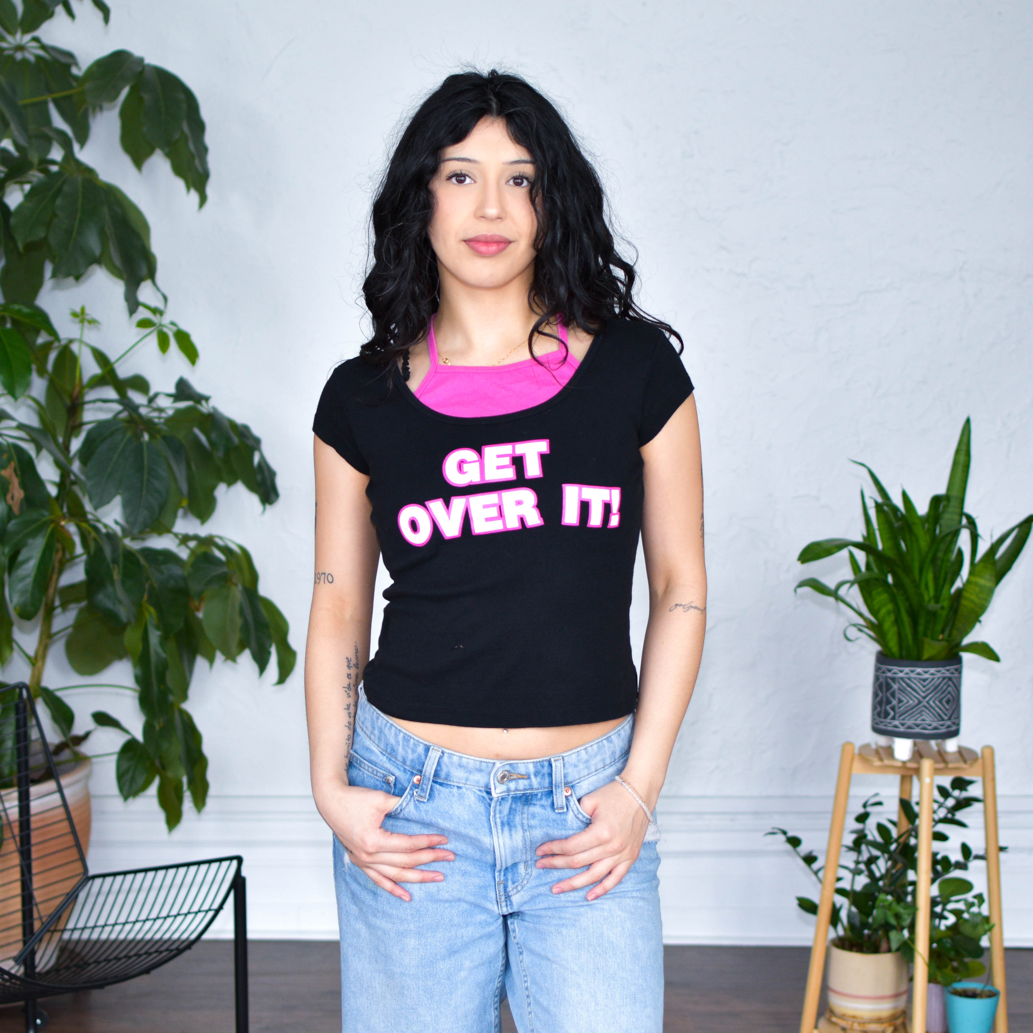Y2K M-Fasis "Get Over It" Tank Shirt