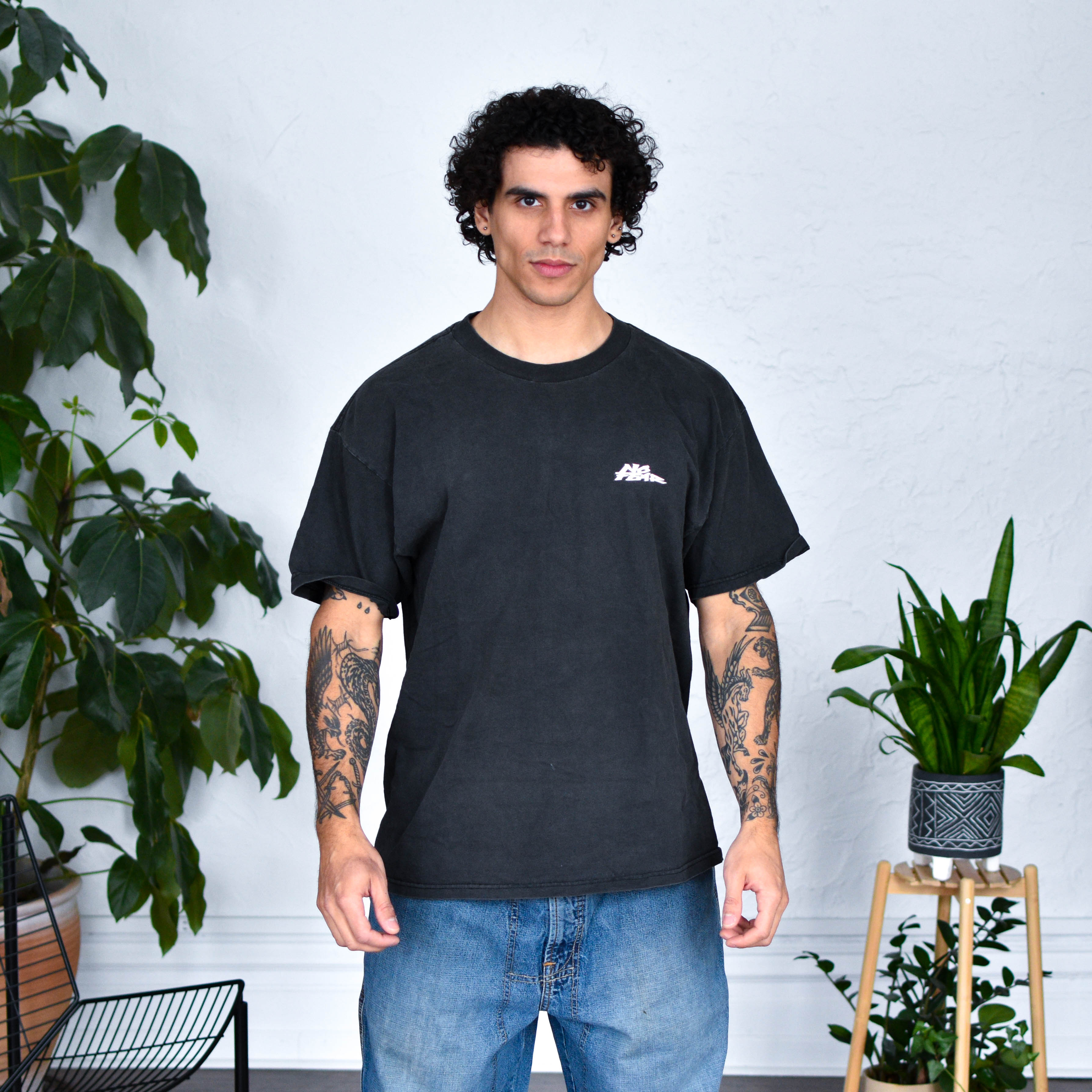 Y2K No Fear "Fear is in the Eye of the Beholder" Graphic T-Shirt