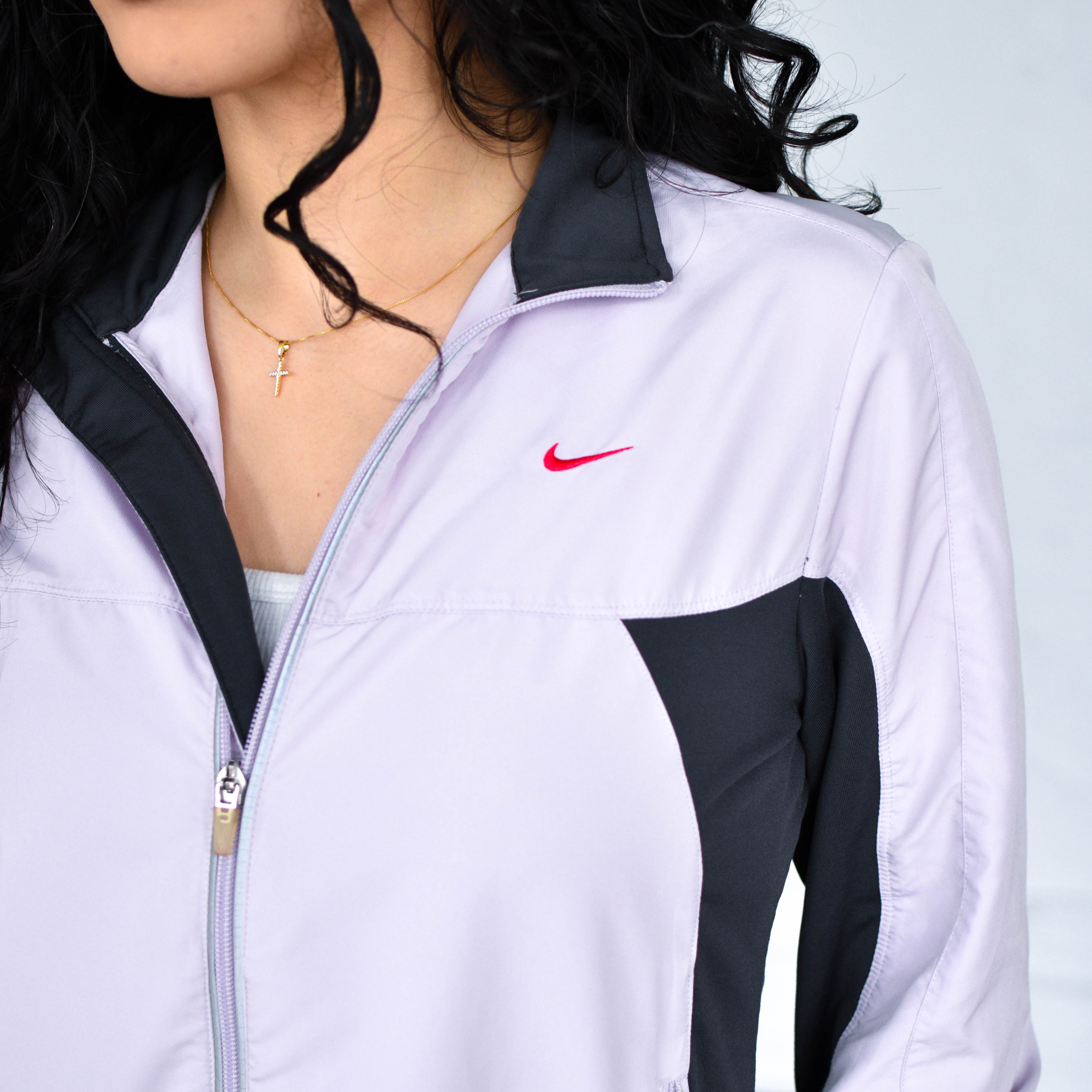 Vintage Y2K Pink Nike Running Windbreaker