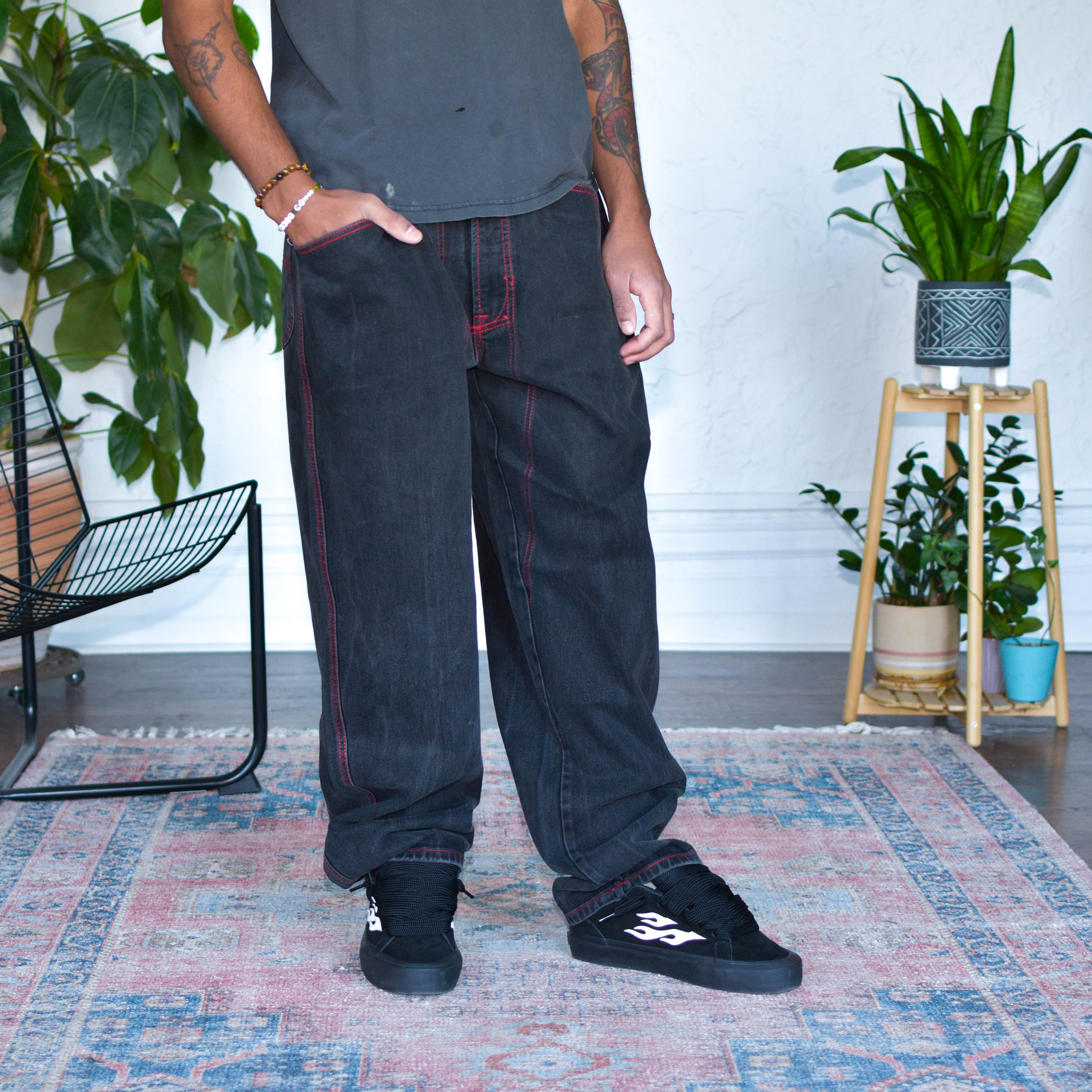 Vintage Y2K Black Girbaud Oversized Jeans