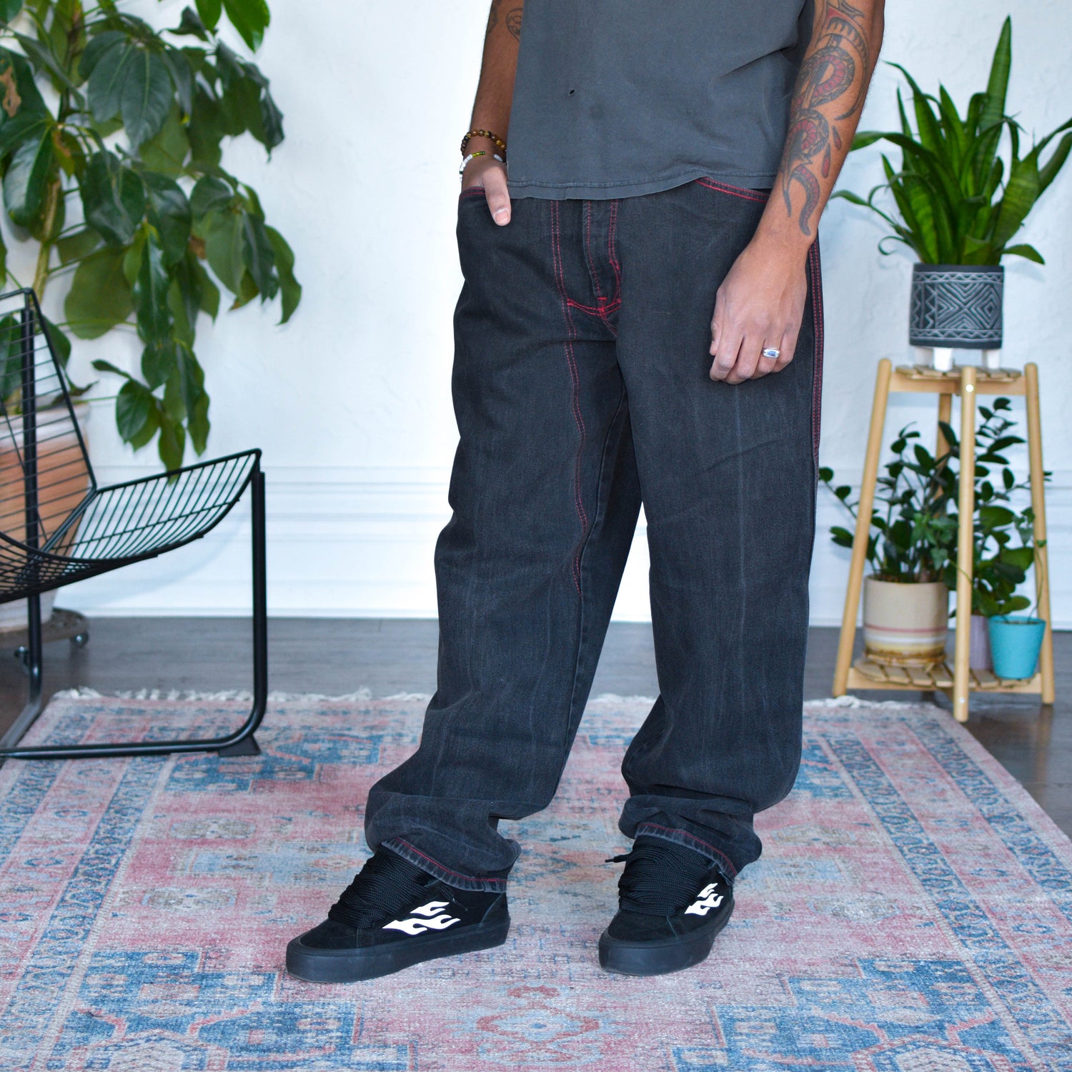 Vintage Y2K Black Girbaud Oversized Jeans