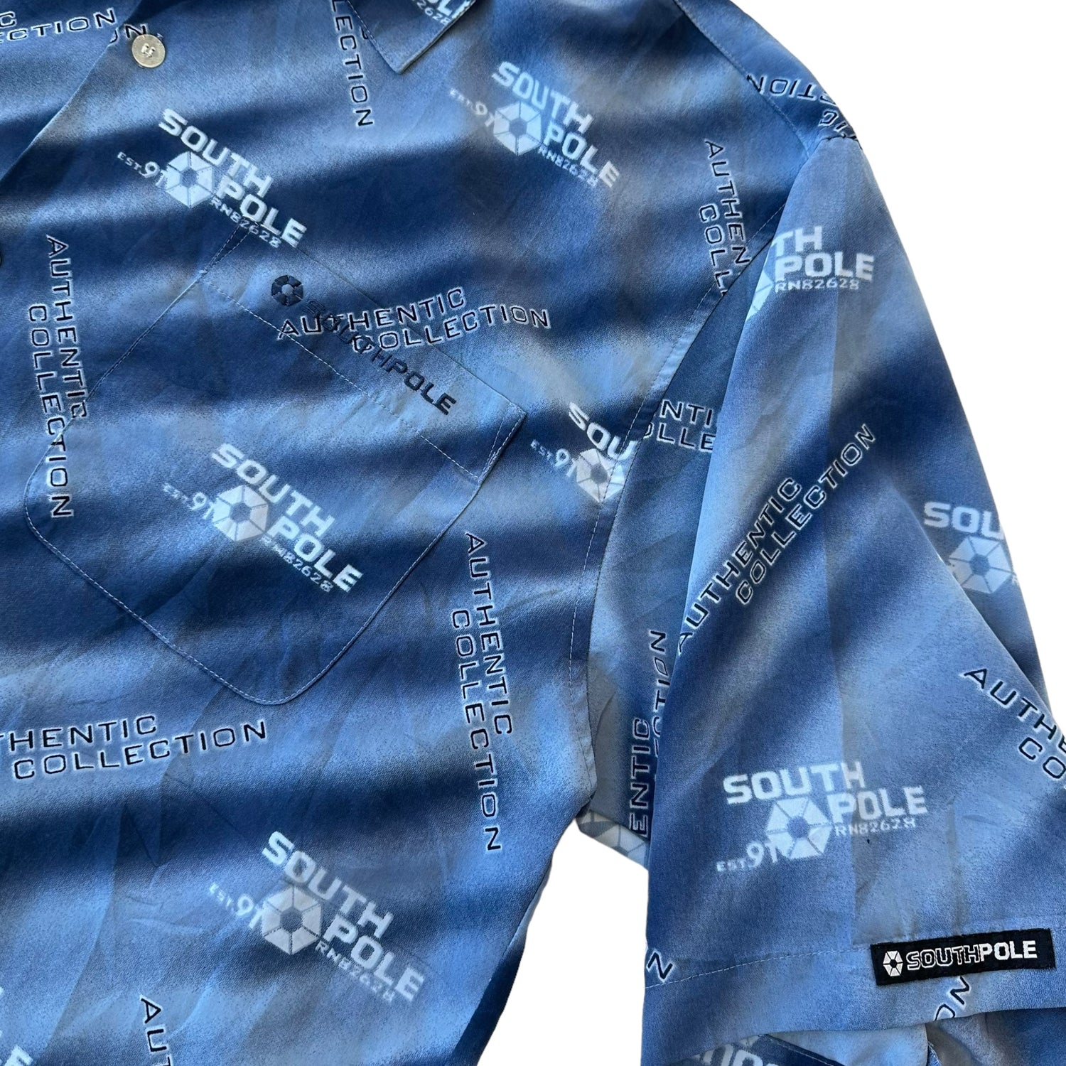 Y2k SouthPole AOP Button Up