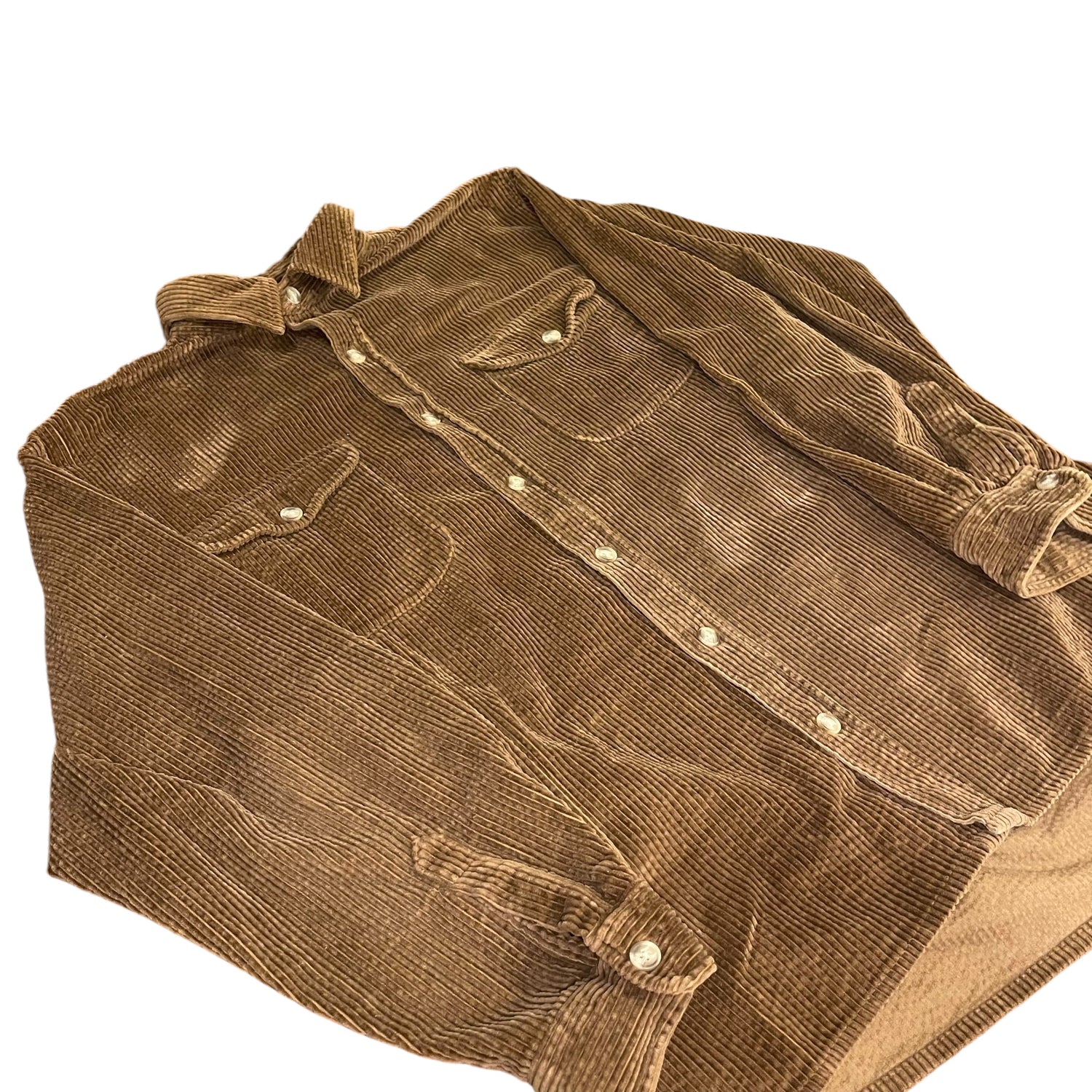 Vintage Cherokee Brown Corduroy Button-Down