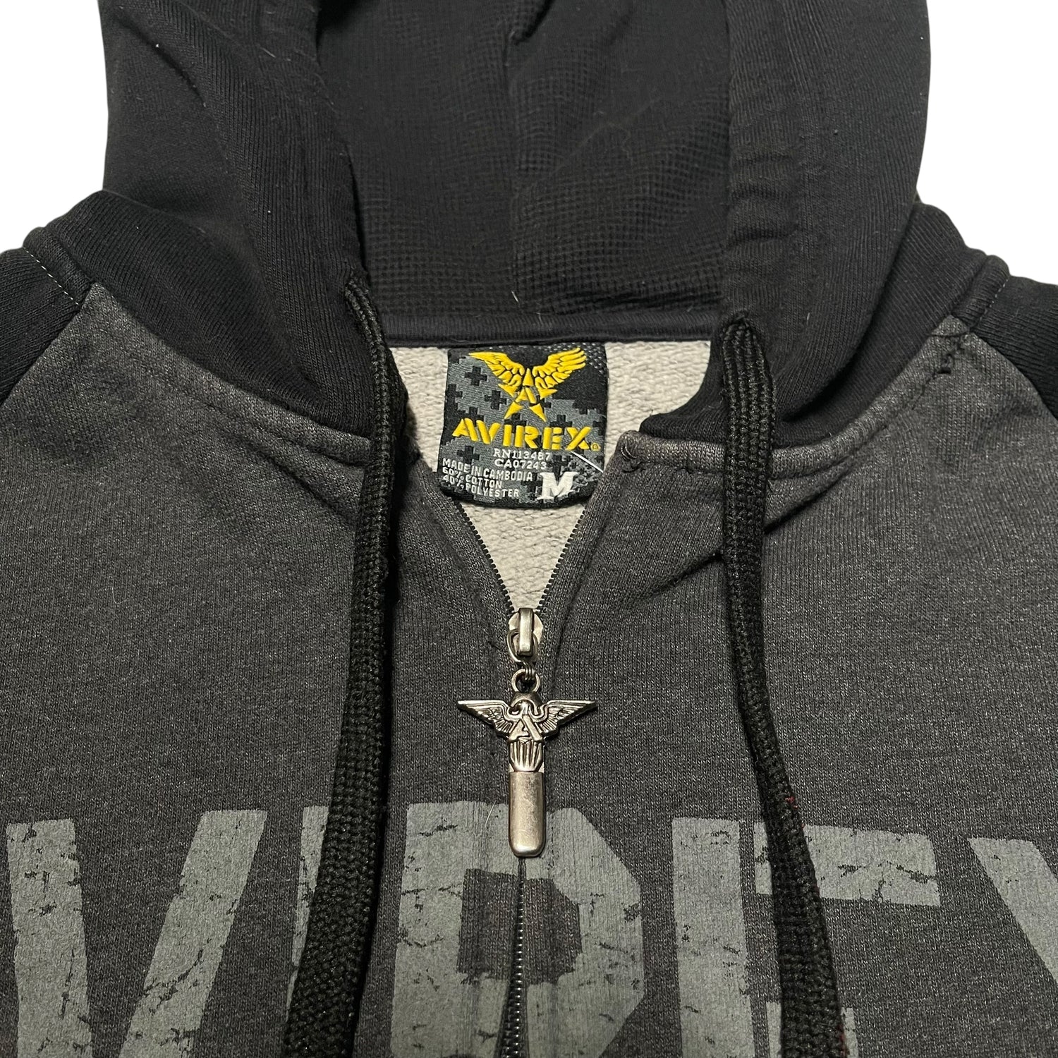 Vintage Y2K Avirex Zip-Up Hoodie