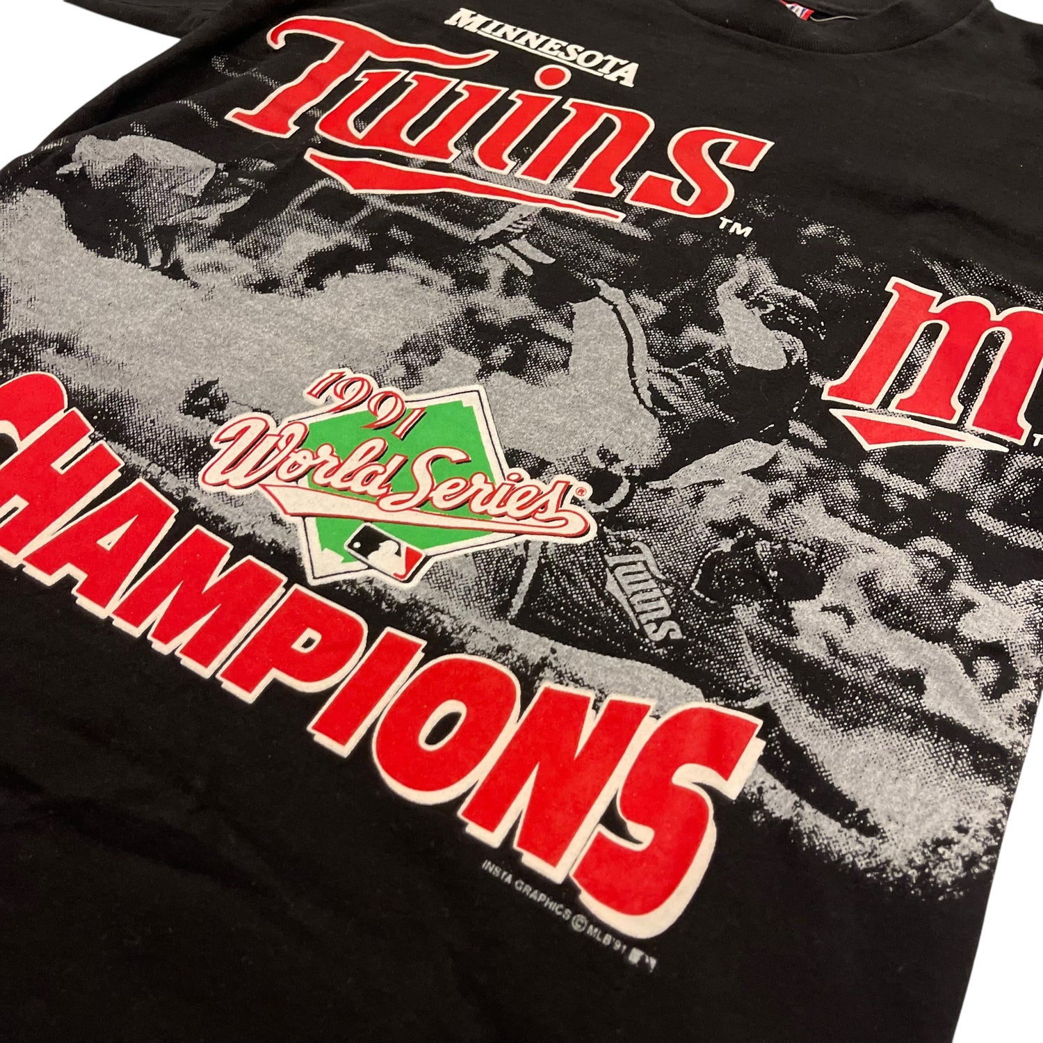 Vintage Minnesota Twins 1991 World Series Champions T-Shirt
