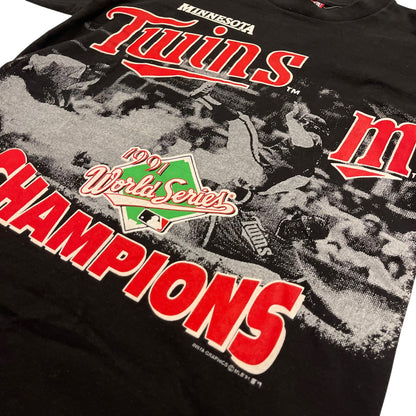 Vintage Minnesota Twins 1991 World Series Champions T-Shirt