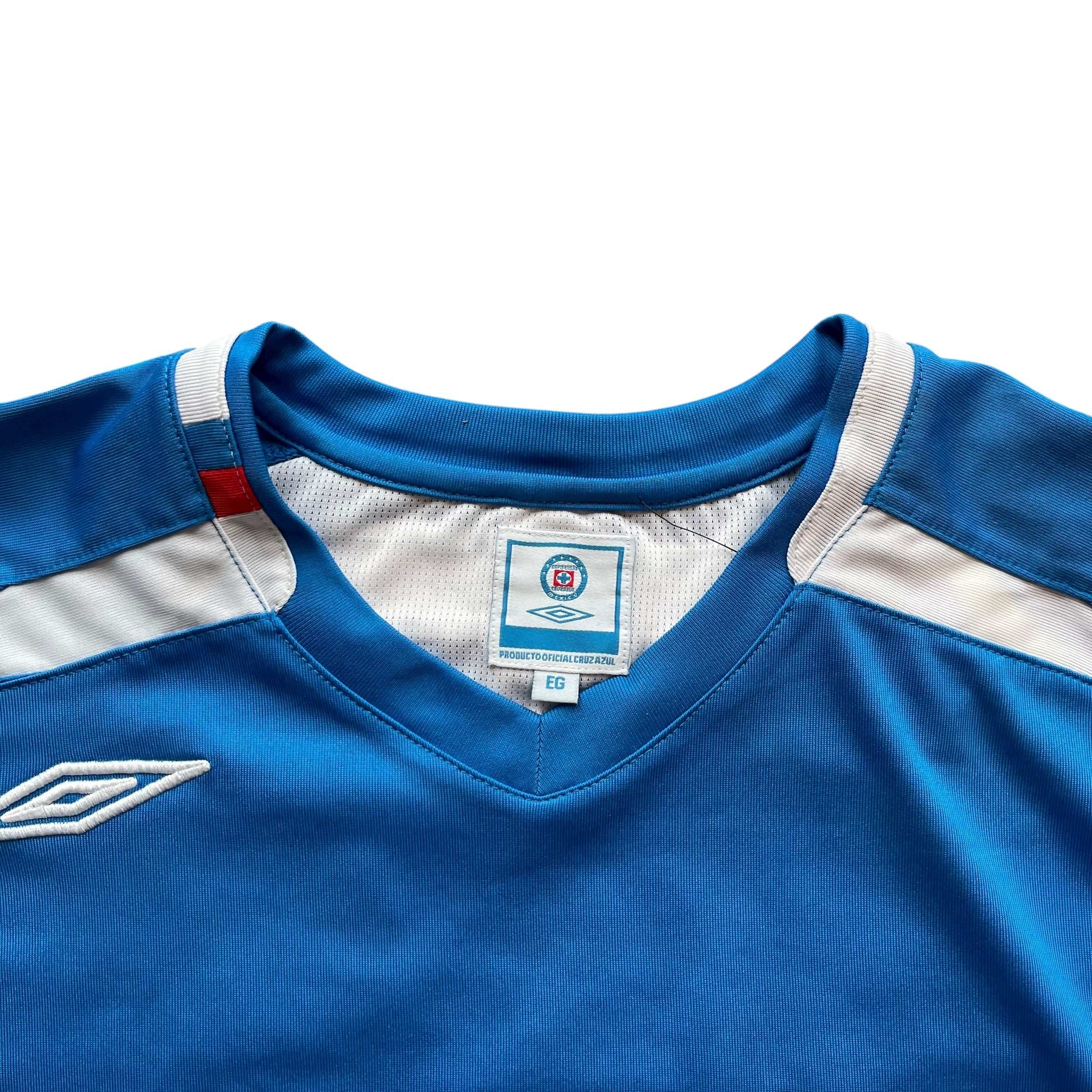 Vintage 2008-09 Cruz Azul Umbro Home Jersey