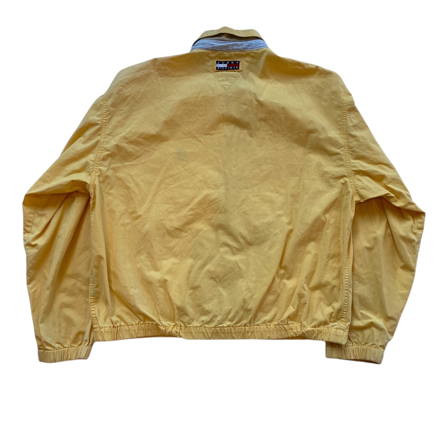 Vintage 90s Tommy Hilfiger Yellow Harrington Jacket