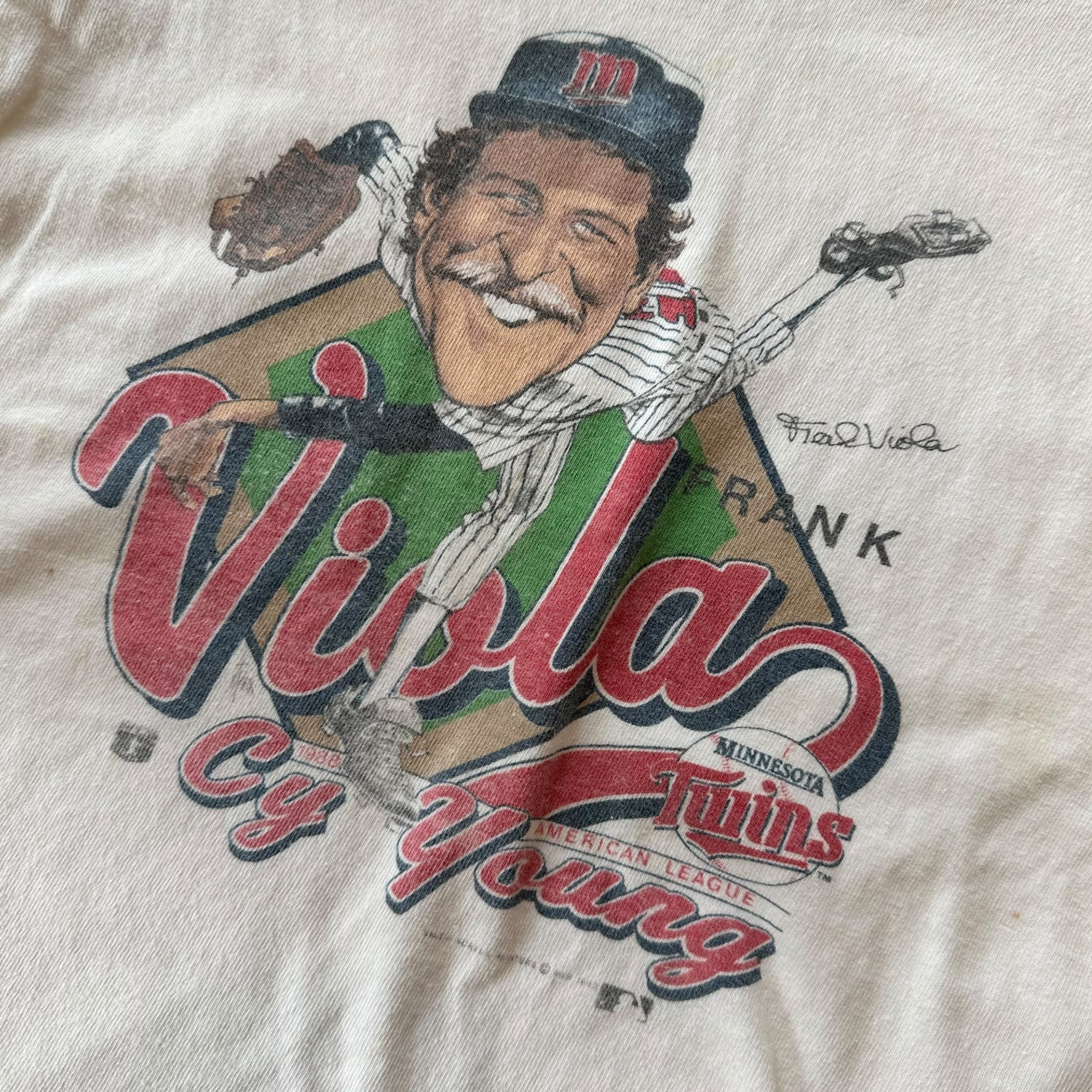 Vintage Minnesota Twins Frank Viola Baby Tee