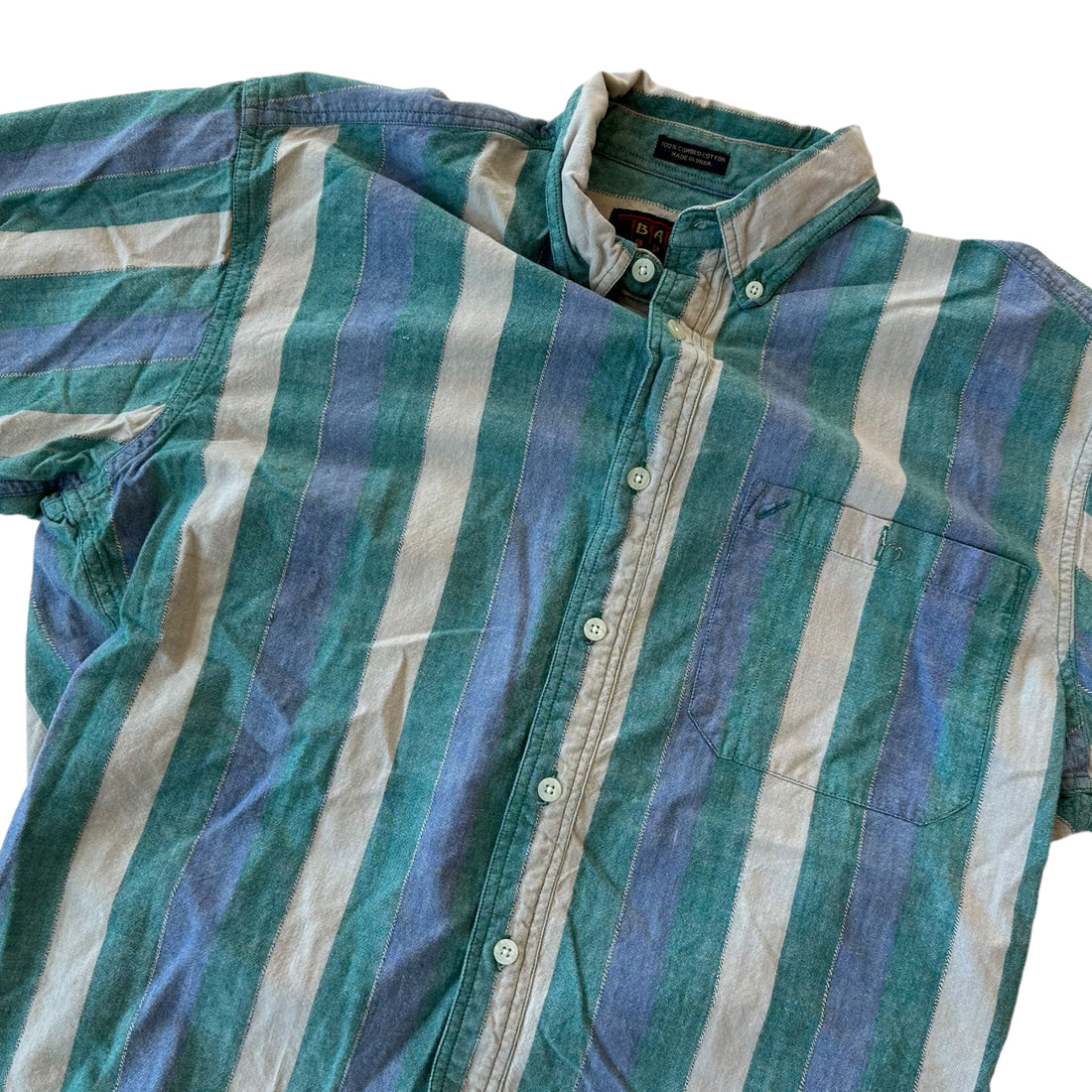 Vintage Stripped Button Up Shirt