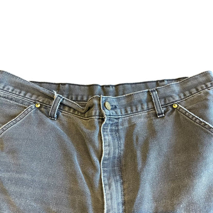 Vintage Carhartt Distressed Graphite Double Knee Work Pants