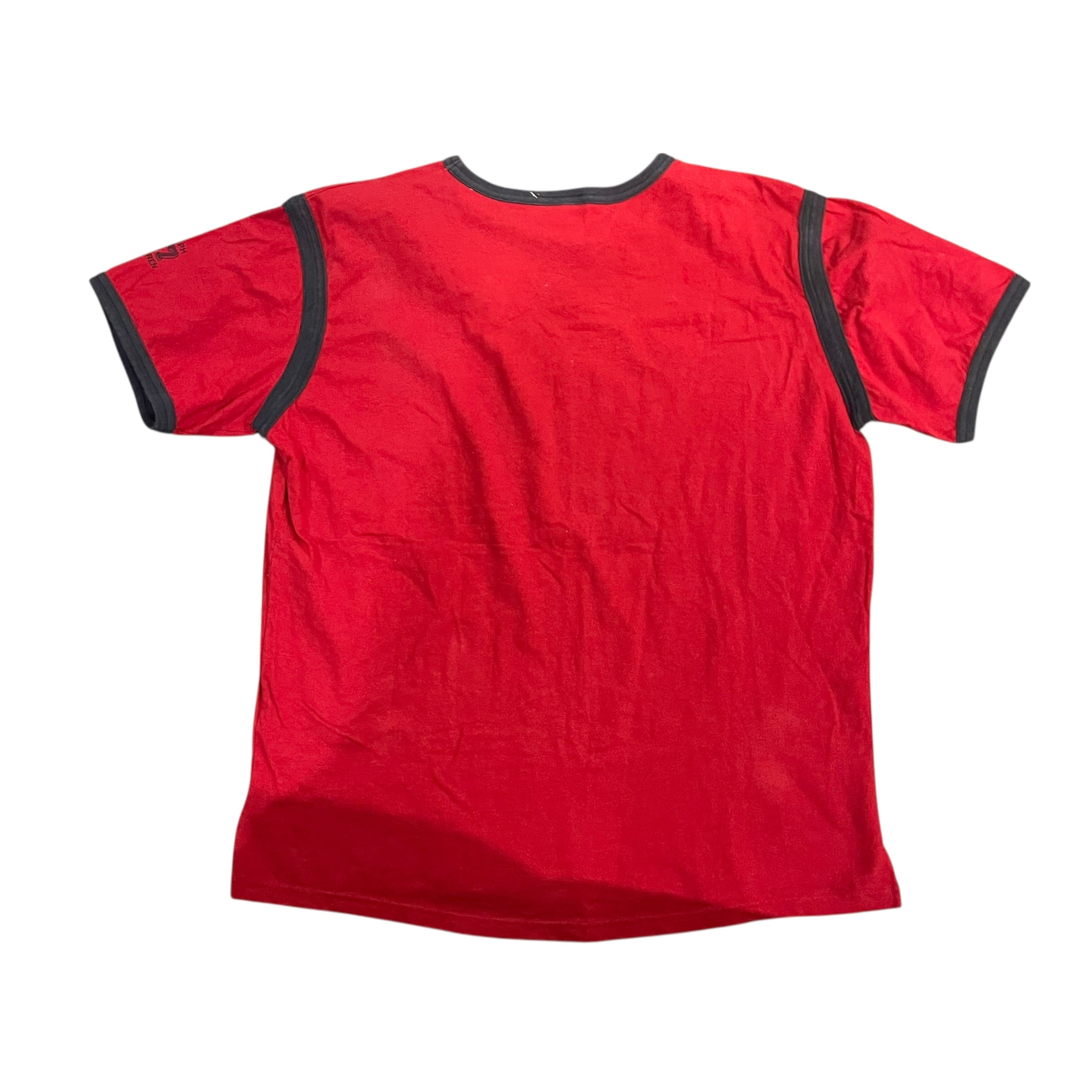 Y2K Polo Jeans Red Ringer T-Shirt