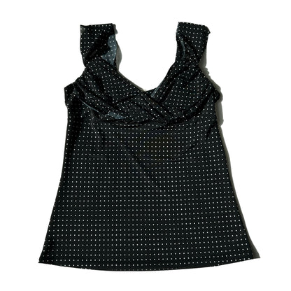 Y2k Polkadot Cross Tank Top