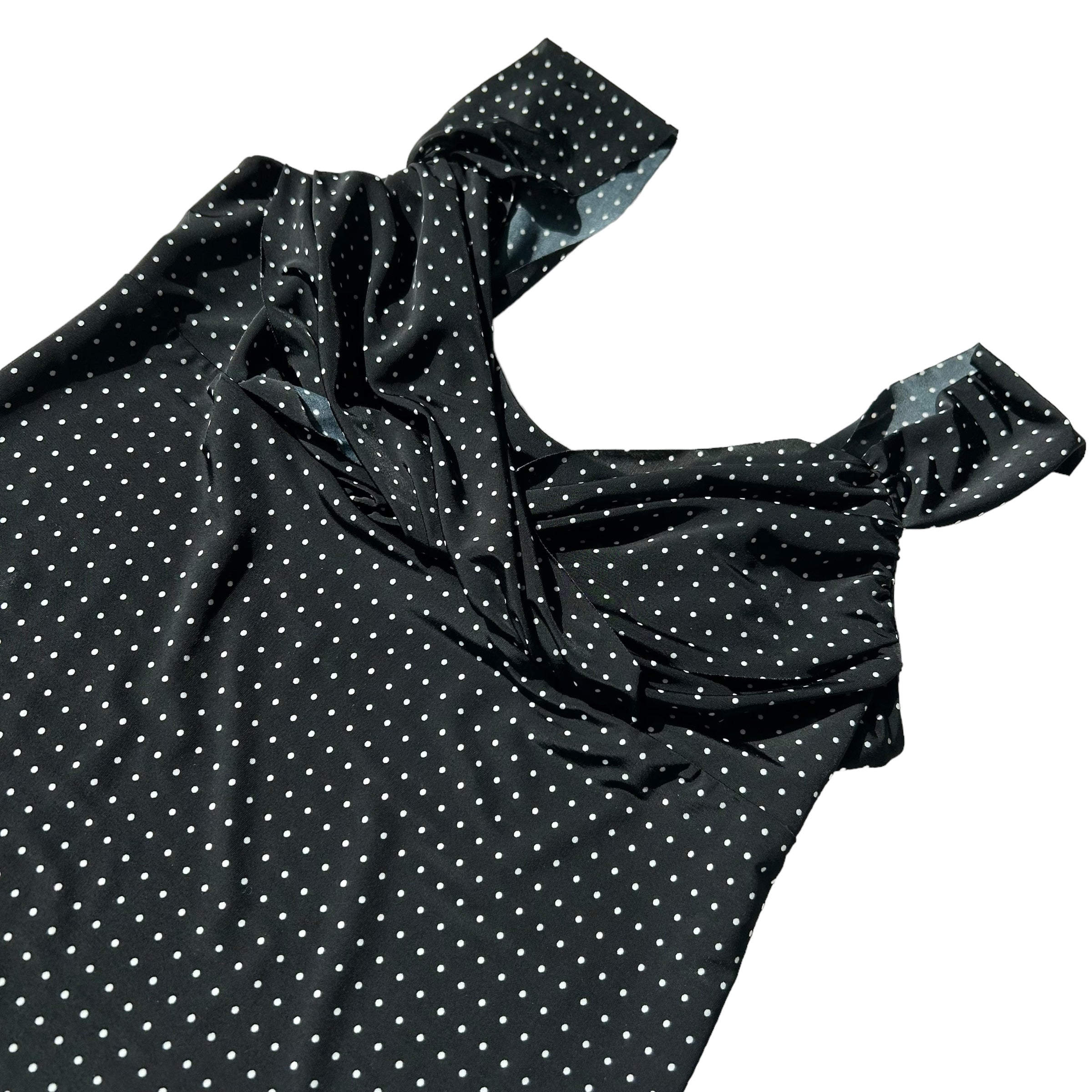 Y2k Polkadot Cross Tank Top