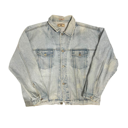 Vintage 90s Most Wanted Light Wash Denim Jacket