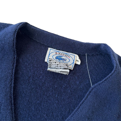 Vintage Lacoste Navy Knit Cardigan