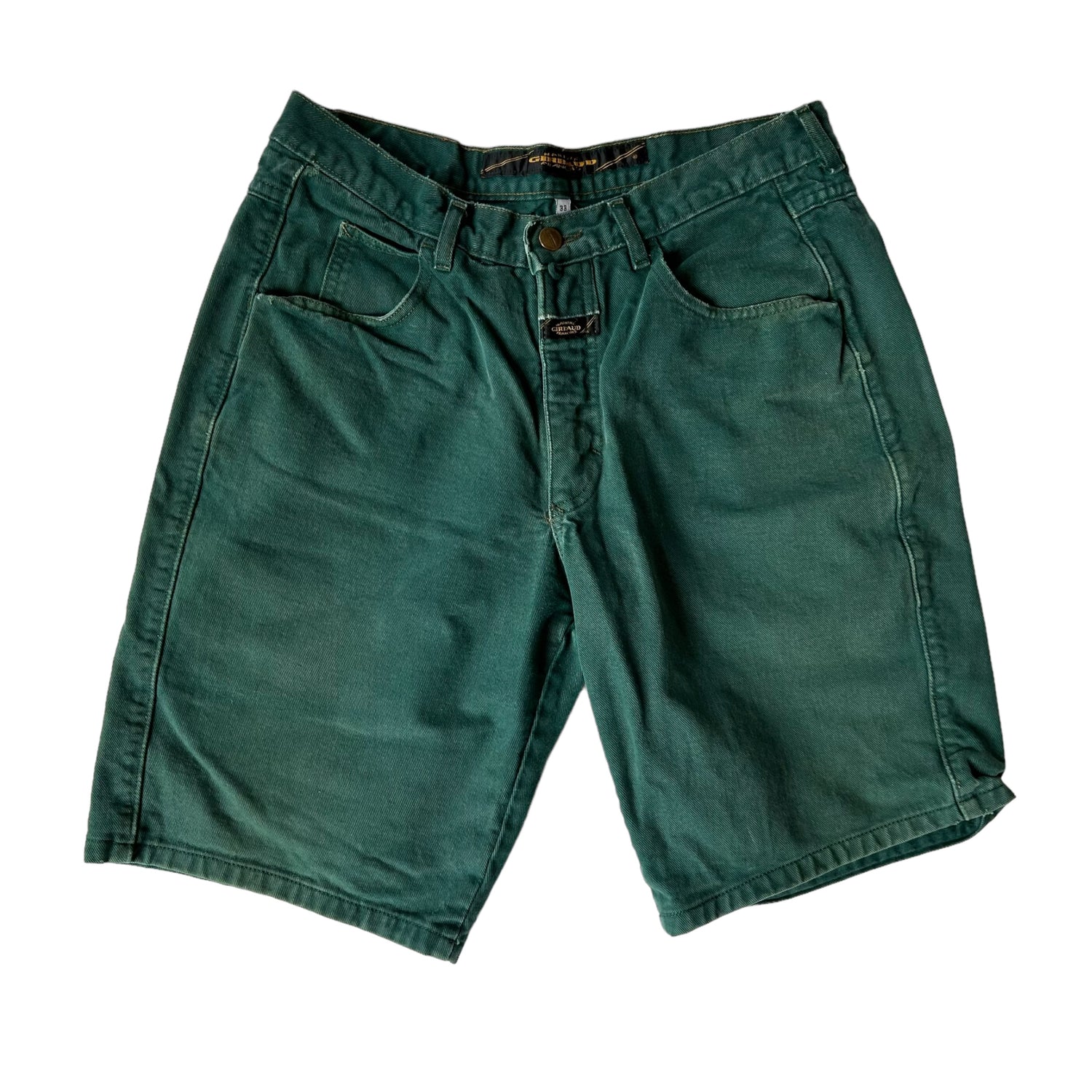 Marthie Francois Girbaud Green Jean Shorts