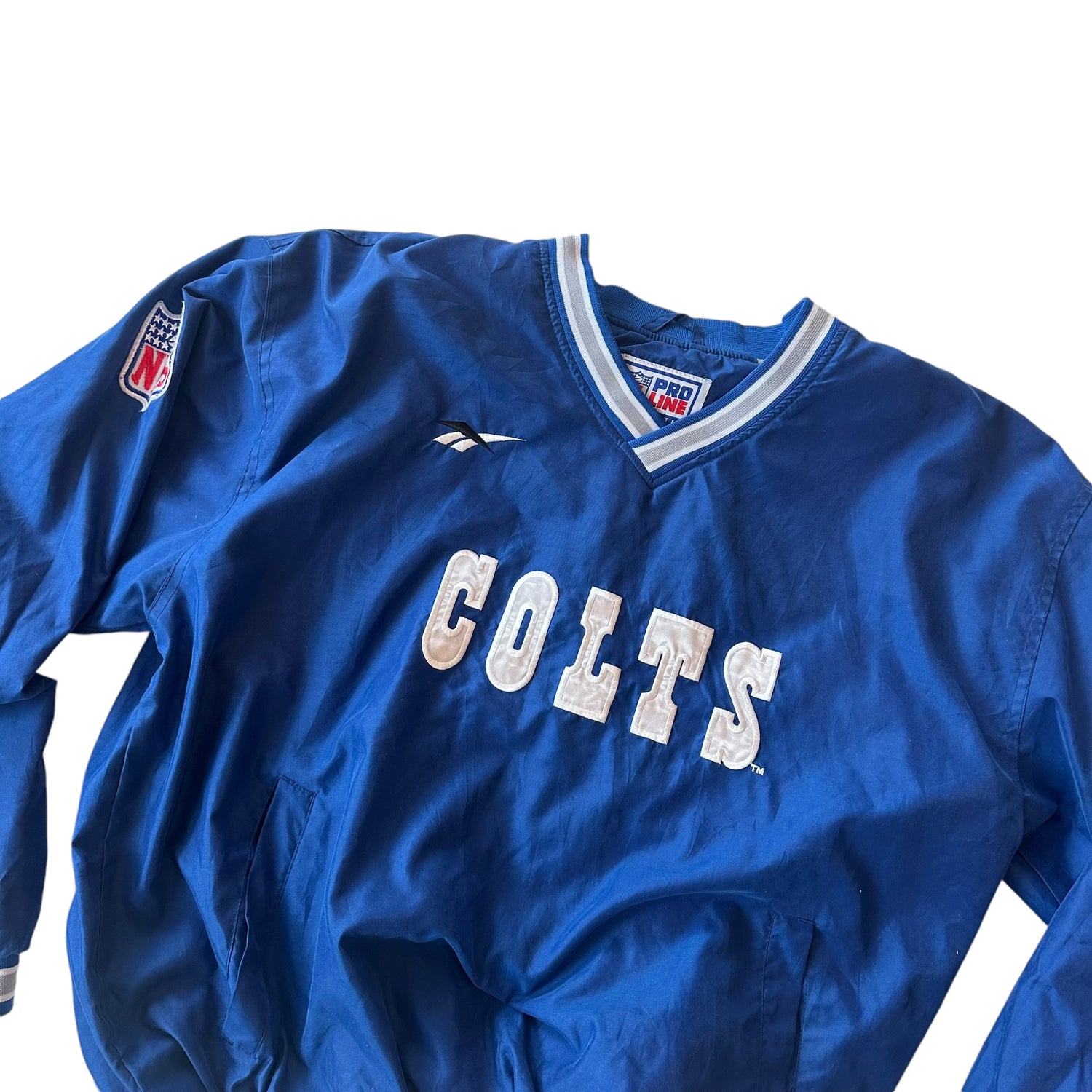 Vintage Indianapolis Colts Pullover Windbreaker